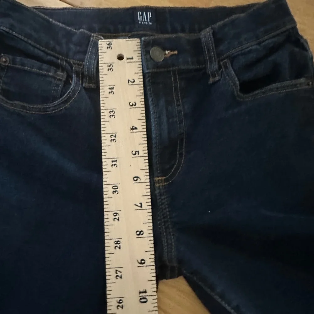 Gap Kids Boys Stretch Straight Jeans Size 14 Dark‎ Wash Indigo Denim Pants